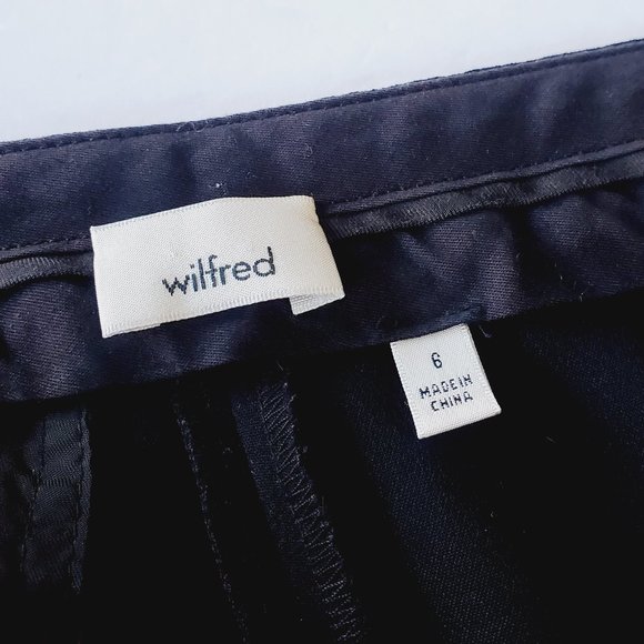 ARITZIA WILFRED Pleated Cropped Straight Leg Pants - Picture 2 of 7